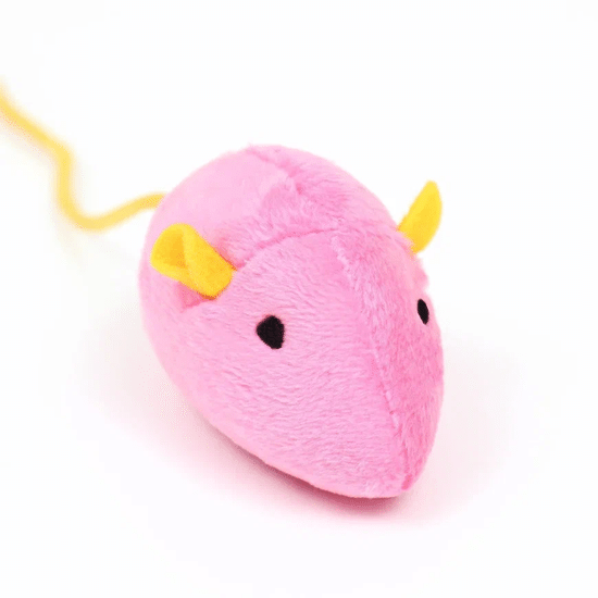 Игрушка для кошек, мышь мягкая, большая