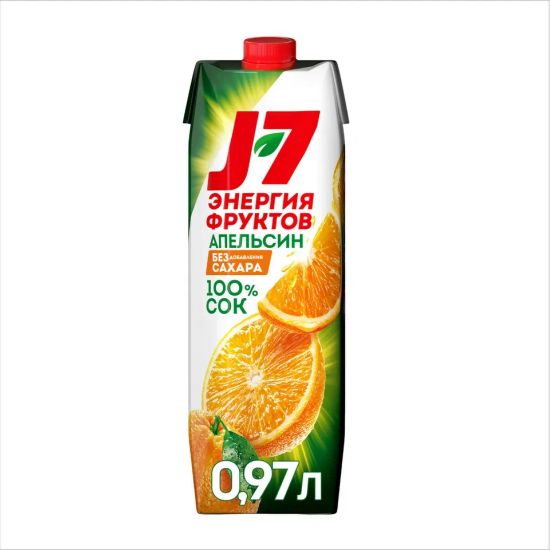 Сок J-7 Апельсин 970мл