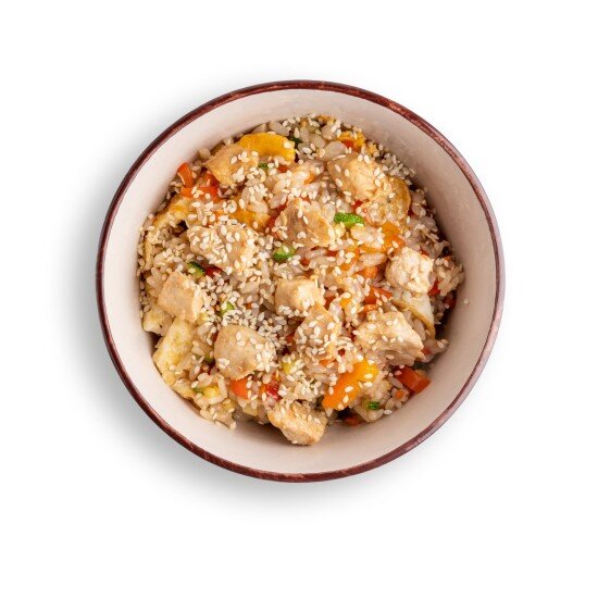 Тяхан с курицей