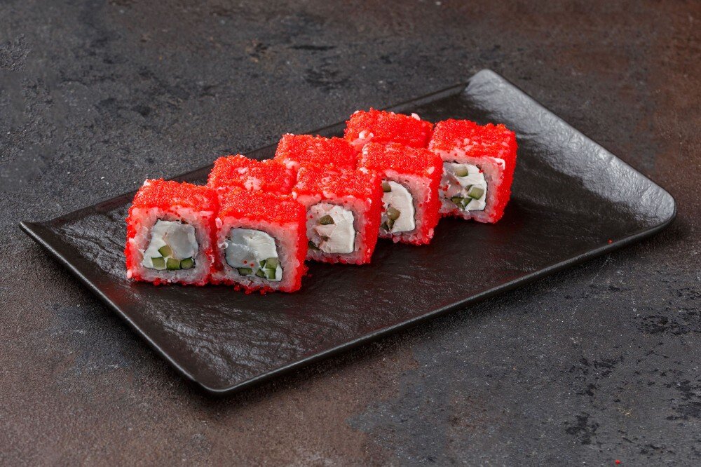 Ролл Калифорния с креветкой