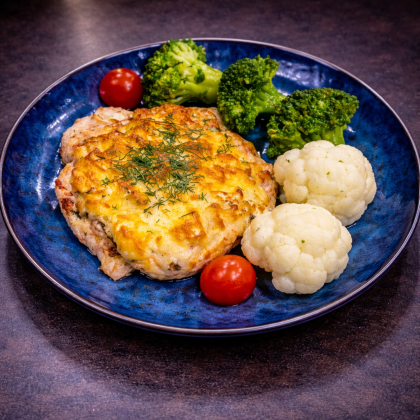 Курочка под сырной корочкой