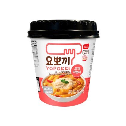 Токпокки (корейские рисовые клецки) со сливочным соусом Rose