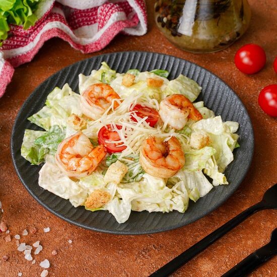 Цезарь с креветками