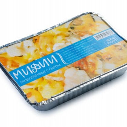 Мидии подкопченные с сыром 1/300