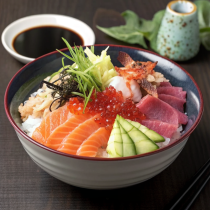 Поке Фреш с морепродуктам