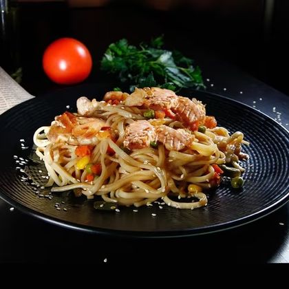 Лапша Удон (пшеничная) курица