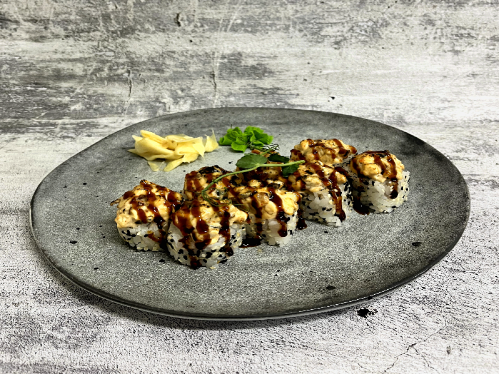 Ролл унаги опаленный