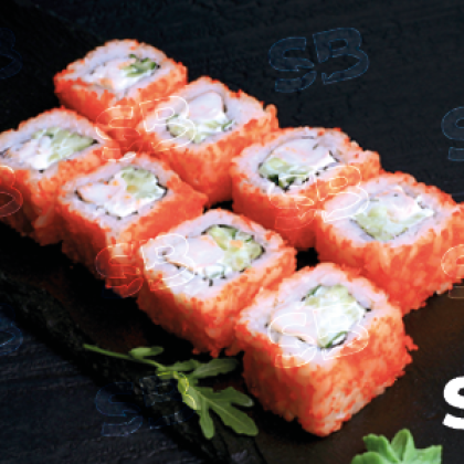 Ролл Калифорния с креветкой