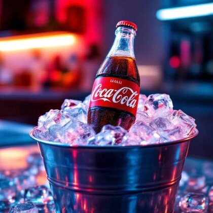 Кока-кола в стекле