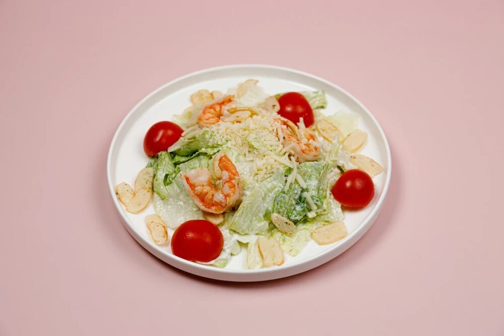 Салат "Цезарь с Креветкой"