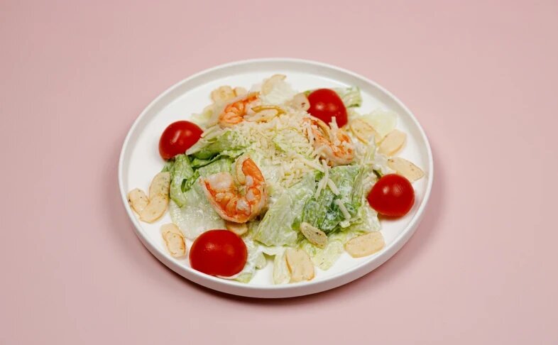 Салат "Цезарь с Креветкой"