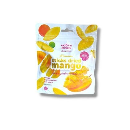 Манго сушеное "Люблю жизнь" 53 гр