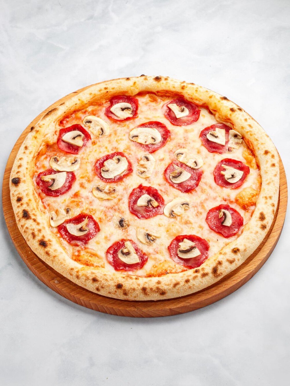 Пицца «Ветчина (говяжья) и грибы»