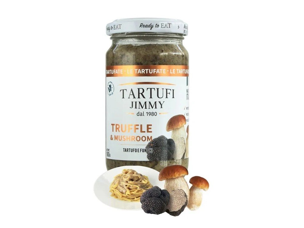 Соус грибной Tartufi Jimmy трюфельный с белыми грибами, Италия, 180 г