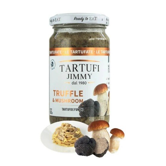 Соус грибной Tartufi Jimmy трюфельный с белыми грибами, Италия, 180 г