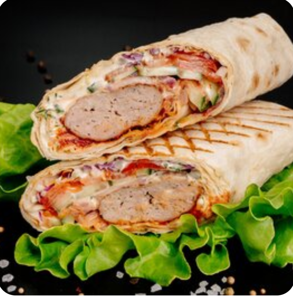 Кебаб из свинины в лаваше