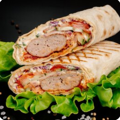 Кебаб из свинины в лаваше