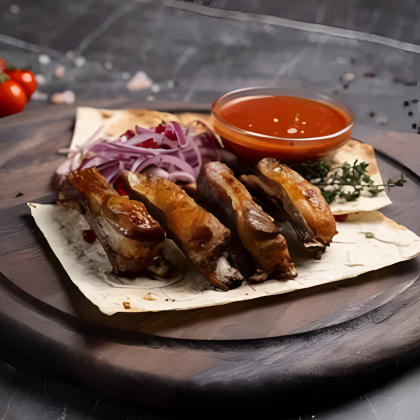 Шашлык из бараньих семечек