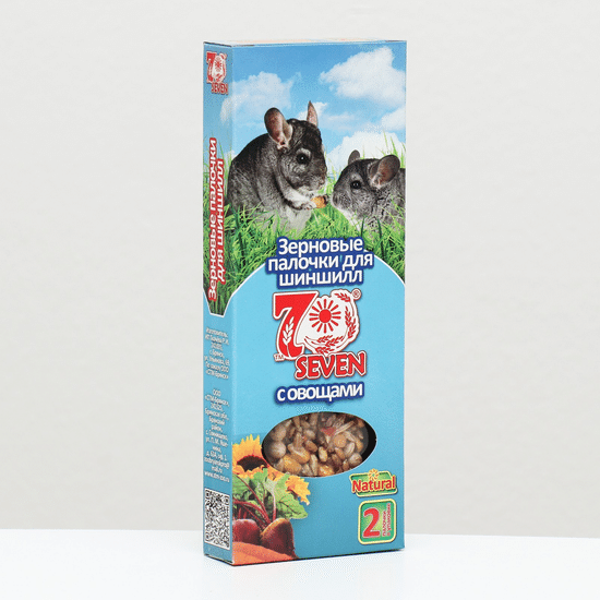 Seven Seeds Special палочки для шиншилл с овощами, 2 шт