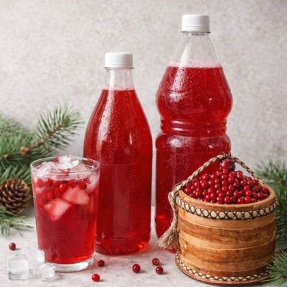 Морс брусничный