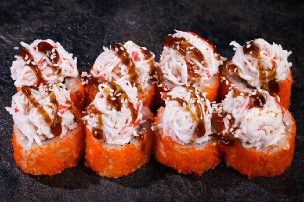 Запеченный горячий краб