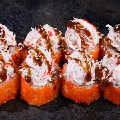 Запеченный горячий краб