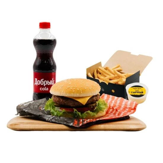 Бургер комбо