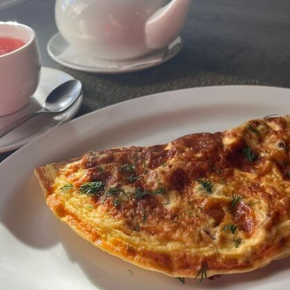 Омлет с овощами