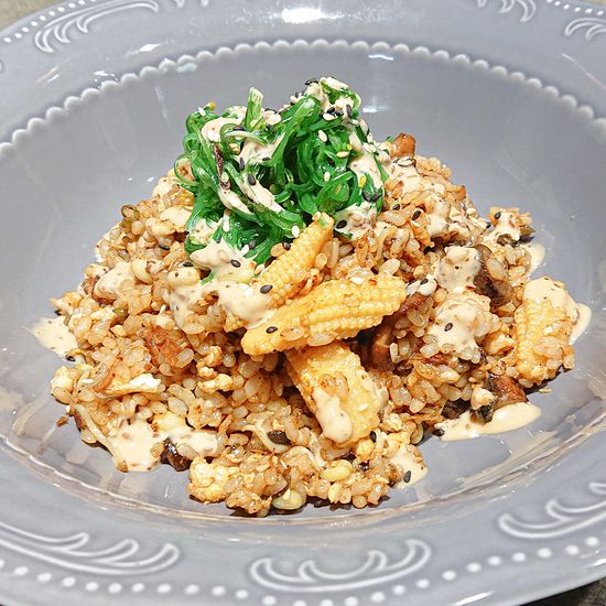 Рис с чукой и угрем