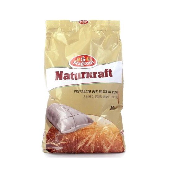 Смесь Le 5 Stagioni Натуркрафт для пиццы, сухая на основе закваски, 10 кг