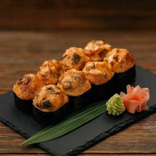 Ролл запеченный острый «Blackhead»