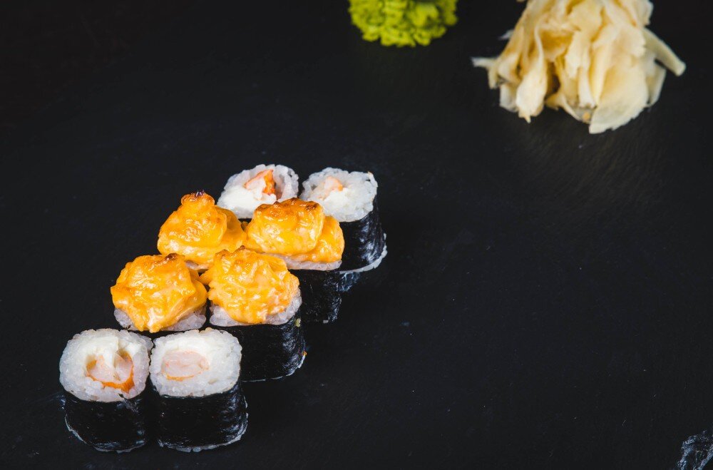 Ролл «Креветка чиз мини»