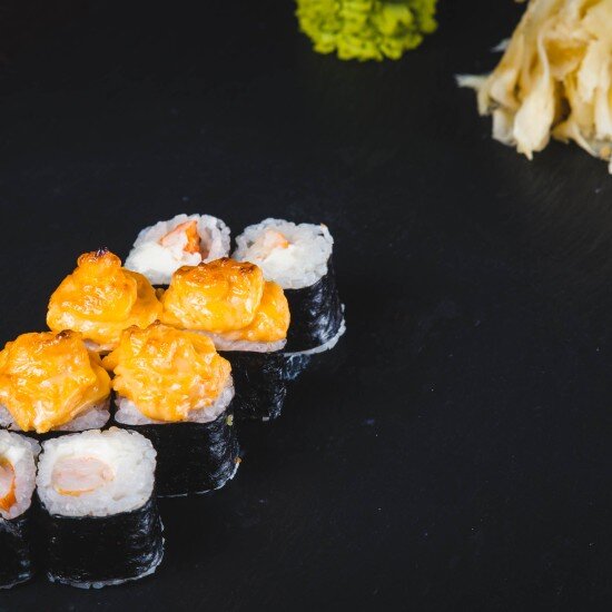 Ролл «Креветка чиз мини»