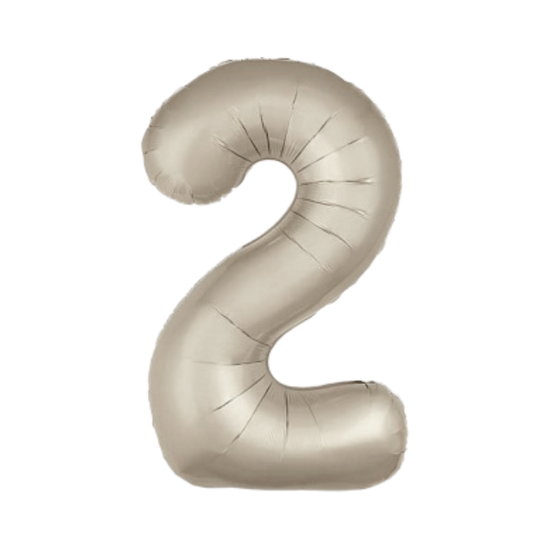 ≈ 100 см, Цифра 2, Мистик Кремовый