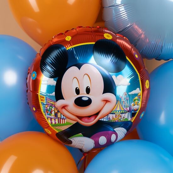 45 см, Круг, Микки Маус