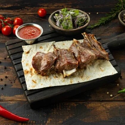 Шашлык из баранины на кости