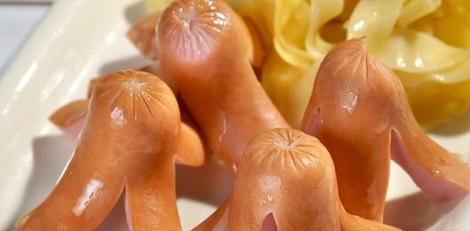 Осьминожки с макарошками