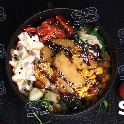 Поке с курицей