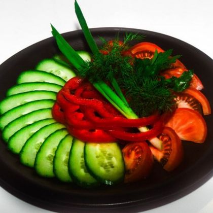 Овощной букет с домашней брынзой