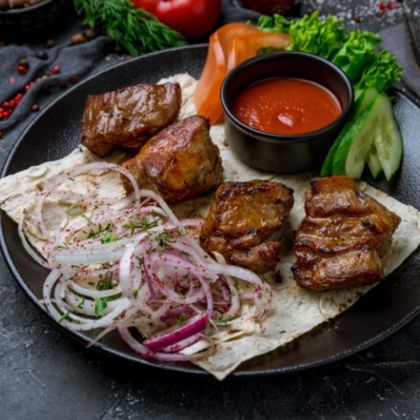 Шашлык из свинины шейка