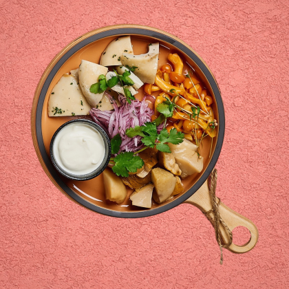 Грибной микс с ароматным маслом