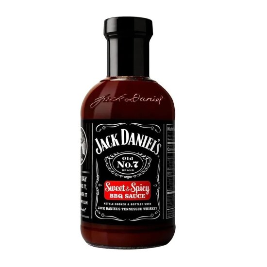 Соус для барбекю Jack Daniel's Sweet & Spicy BBQ Sause, сладкий и острый, 553 г