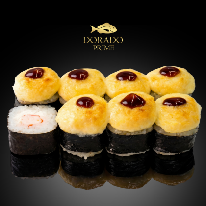 Запеченный с креветкой (8 шт)