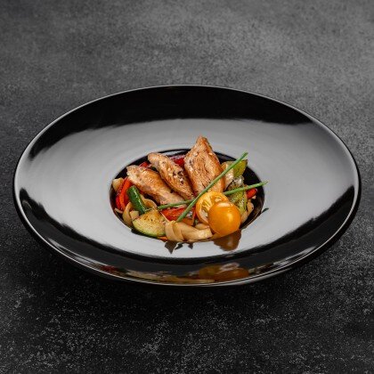 Удон с курицей терьяки