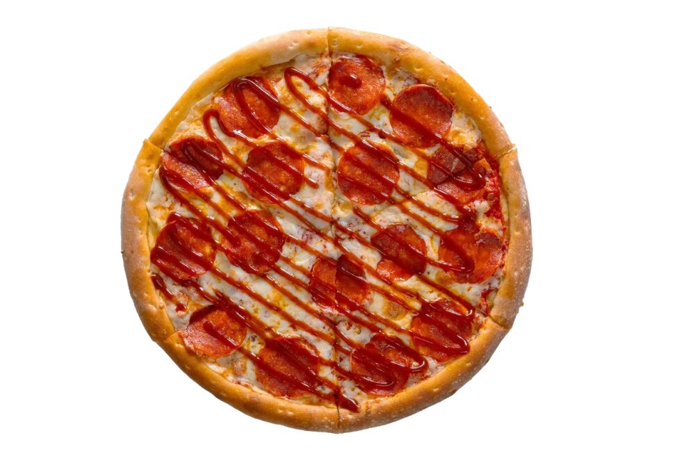 Пицца «Пепперони барбекю»