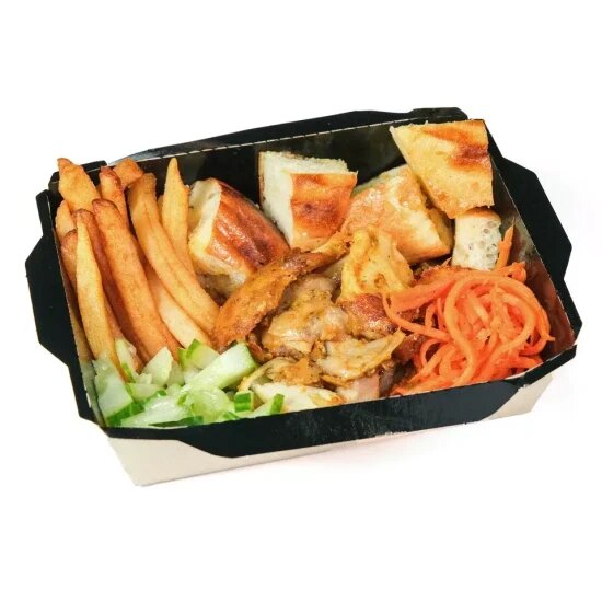 Шаурма на тарелке «Курица»