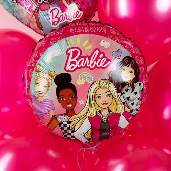 45 см, Круг, Барби с подругами, Розовый