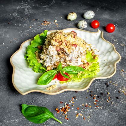 Салат с куриной грудкой