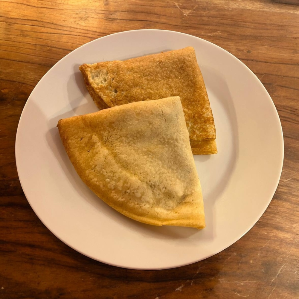 Блинчики с ветчиной и сыром