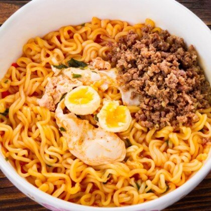 Лапша с мясом